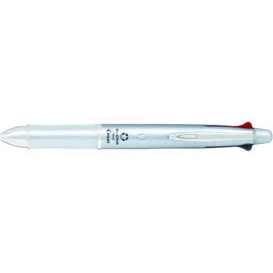 パイロット ドクターグリップ4+1 シルバー ボールペン0.7mm シャープペン付き 油性ボールペン...