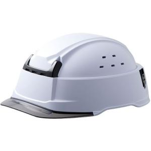 【お取り寄せ】ミドリ安全 携帯型ヘルメット SC-T29BKP Flatmet3 ホワイト／スモーク 4001900201