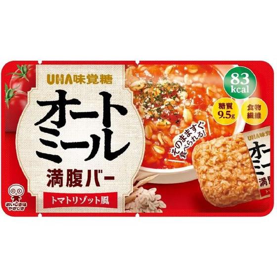 【お取り寄せ】UHA味覚糖 オートミール満腹バー トマトリゾット 55g