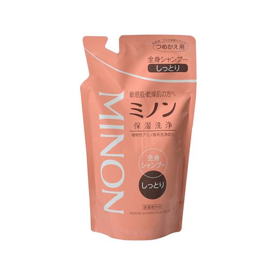 第一三共 ミノン 全身シャンプー しっとりタイプ 詰替380mL ボディソープ詰替え用 バス ボディ...