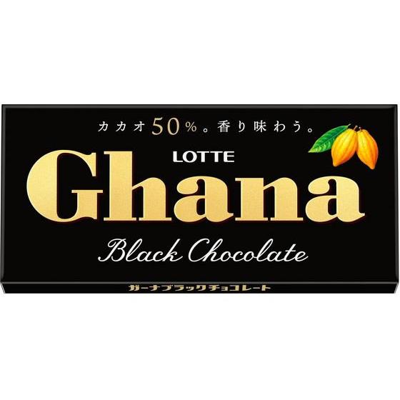 ロッテ ガーナブラック チョコレート お菓子