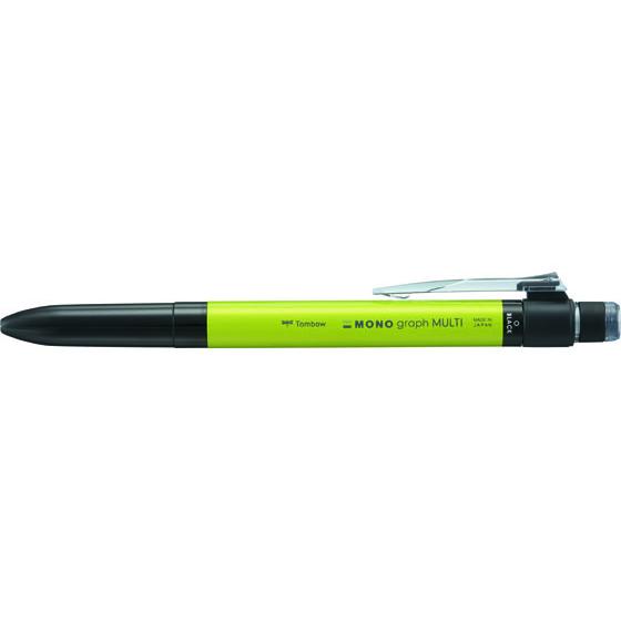 トンボ鉛筆 多機能ペン モノグラフマルチ 0.5mm ライム CPA-161E シャープペン付き 油...