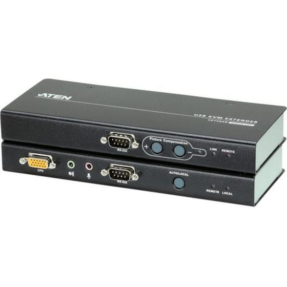 【お取り寄せ】ATEN KVMエクステンダー USB／VGA／オーディオ／カテゴリ5e 切替機 分配...