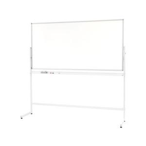 ホワイトボード 脚付き 両面 1200×900mm 無地 スチール 横型