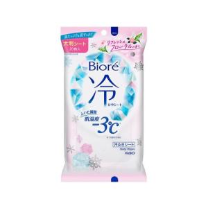 KAO ビオレ冷シート リフレッシュフローラルの香り 20枚 制汗剤 デオドラント エチケットケア スキンケア｜cocodecow