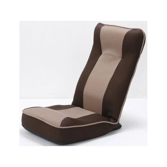 【メーカー直送】ファミリー・ライフ 健康ストレッチ座椅子 ブラウン 0377520【代引不可】【お客...