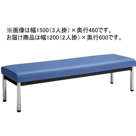 【メーカー直送】コクヨ 150アームレスチェアー 丸ステンレス脚 背なし W1200 ミディアムマリ...
