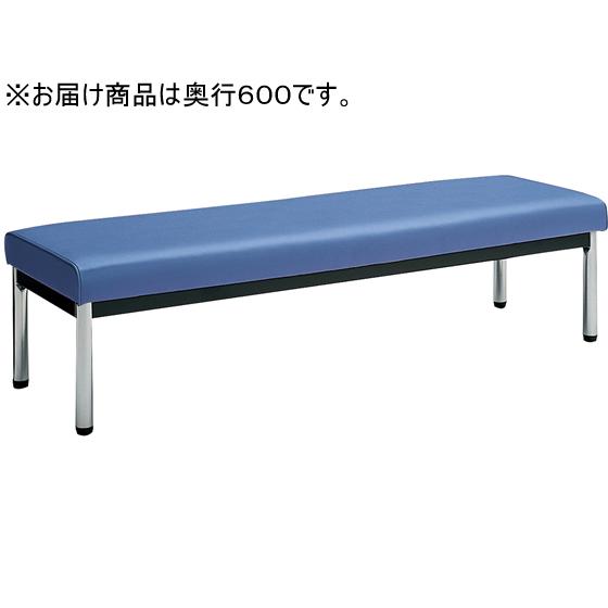 【メーカー直送】コクヨ 150アームレスチェアー 丸ステンレス脚 背なし W1500 ミディアムマリ...