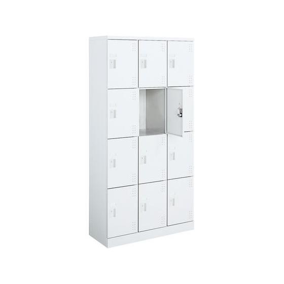 【メーカー直送】コクヨ スクールロッカー ハイタイプ 3列4段 12人用 シリンダー錠【代引不可】【...