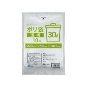 ゴミ袋 透明 30L 10枚 Forestway...の商品画像