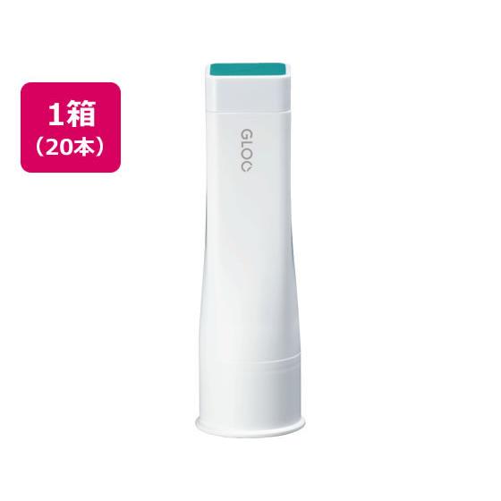 コクヨ グルー スティックのり(色が消える) Sサイズ 20本 スティックのり のり 接着剤 切る ...