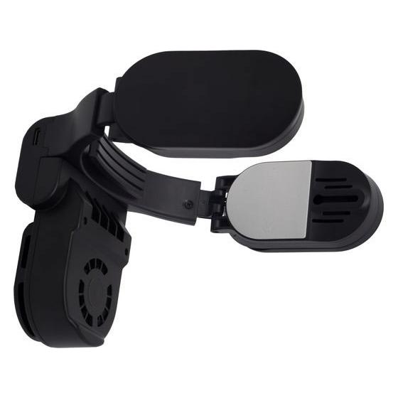 THANKO ネッククーラーAir ブラック TKNC23SBK 卓上扇風機 ポータブルファン 扇風...