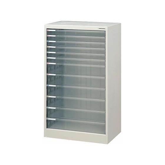 【メーカー直送】ナカバヤシ アバンテV2フロアケースA3 浅型・深型6段 ヨコ型 ホワイト【代引不可...