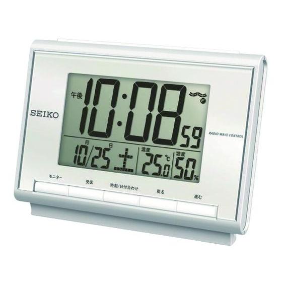 【お取り寄せ】SEIKO 温湿度付き電波時計 SQ698S
