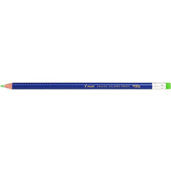 パイロット フリクション カラードペンシル ライトグリーン PF-15-LG 色鉛筆 単色 教材用筆...