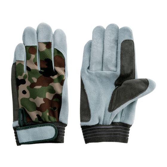 【お取り寄せ】富士グローブ 牛床革手袋 JS-128M ジャストオイル甲メリマジック 牛革手袋 革手...