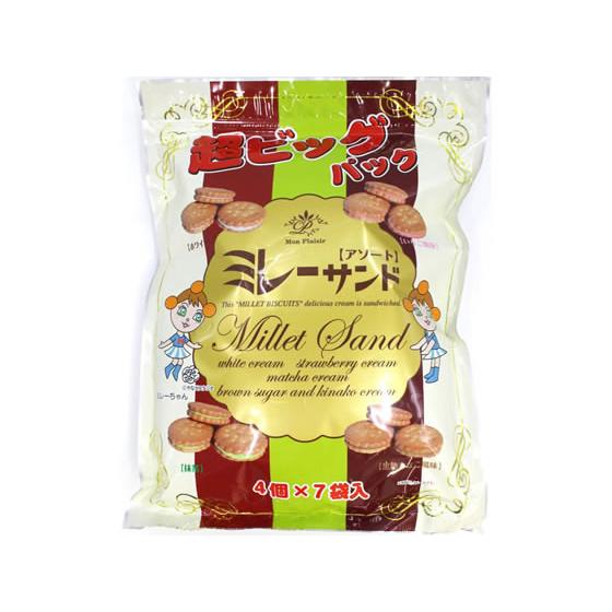 ミレーサンド 超ビッグパック アソート 4個×7袋入り ビスケット クッキー クラッカー お菓子