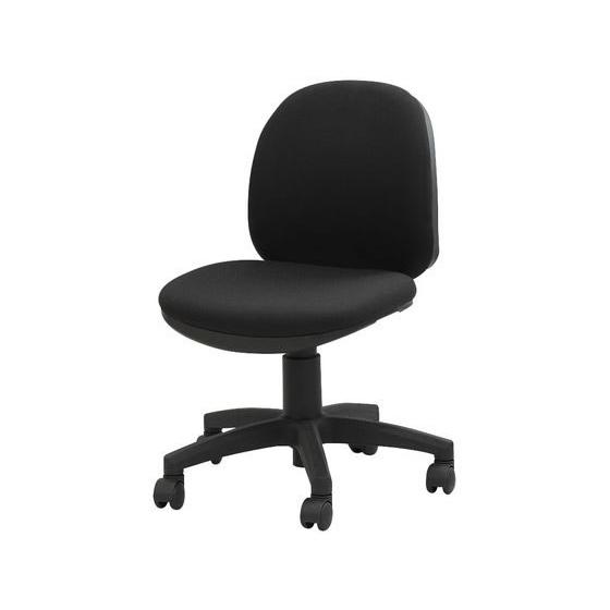 【メーカー直送】Netforce ワンカラーデスクチェア ブラック 肘無 学習チェア【代引不可】【お...