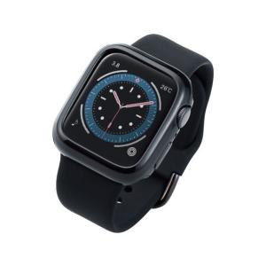 【お取り寄せ】エレコム Apple Watch 40mm用ソフトバンパー ブラック AW-20SBPUBK｜cocodecow