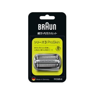 ブラウン シェーバー替刃 カセット刃(網刃+内刃一体型) F C32S-6 シェーバー替刃 ブラウン メンズシェーバー 美容 理容 健康 家電｜cocodecow