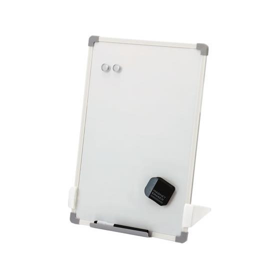 アスカ スタンドつきホワイトボード Mサイズ 300×450mm VWB077 マグネットホワイトボ...