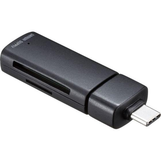 【お取り寄せ】サンワサプライ USB 5Gbps Type-C カードリーダー ADR-5TCMSD...