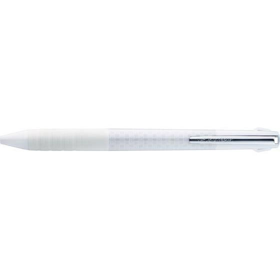 三菱鉛筆 ジェットストリーム3色 スリム&amp;コンパクト 0.5mm ホワイト ３色 油性ボールペン 多...