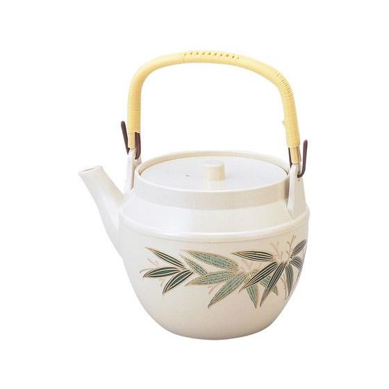 【お取り寄せ】若泉漆器 耐熱急須 志野二色笹 ジャンボ 3.5L 1269340 急須 和食器 キッ...