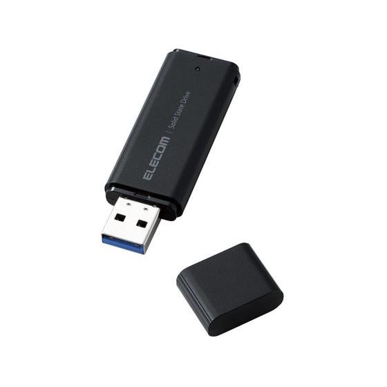 エレコム 外付けSSD 2TB キャップ式 ブラック ESD-EMC2000GBK ＳＳＤ 外付けド...