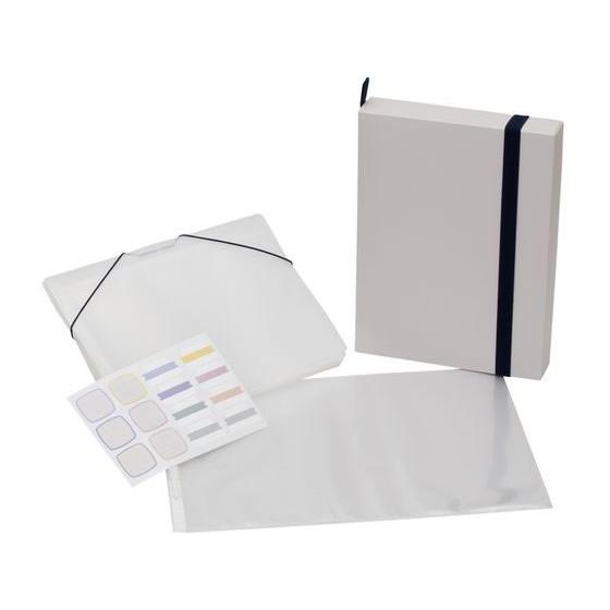 サクラクレパス 作品思い出ボックス 小 ホワイト TFX-S＃50 ボックスファイル ＰＰ製 ボック...