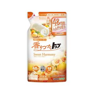 ライオン 香りつづくトップSweetHarmony つめかえ用 500g 液体タイプ 衣料用洗剤 洗剤 清掃｜ココデカウ