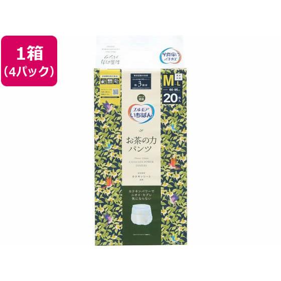 エルモア いちばんお茶の力パンツ M〜Lサイズ 20枚×4パック