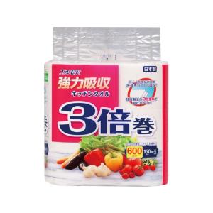 カミ商事 エルモア強力吸収キッチンタオル 3倍巻...の商品画像