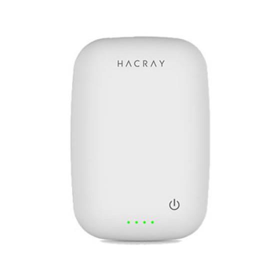 HACRAY/Qi対応 ワイヤレス充電 モバイルバッテリー 4000mAh ホワイト モバイル用 充...