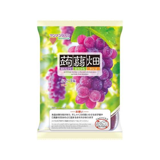 マンナンライフ 蒟蒻畑 ぶどう味 ゼリー デザート菓子 お菓子