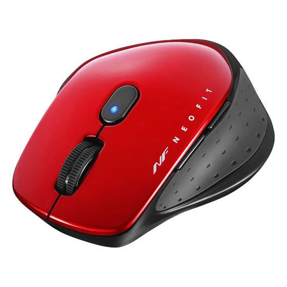 バッファロー 静音BlueLEDマウス 無線 5ボタン レッド BSMBW510MRD マウス キー...