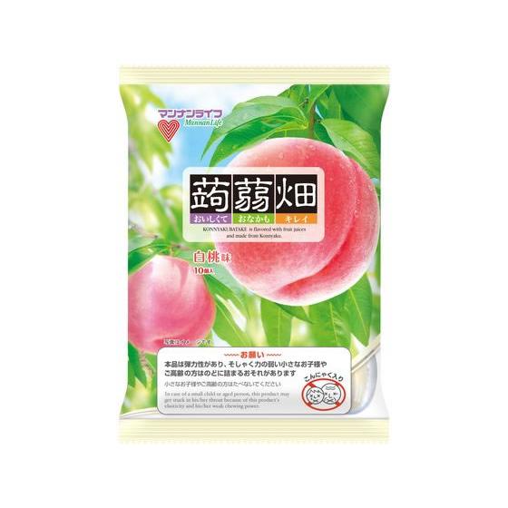 マンナンライフ 蒟蒻畑 白桃味 ゼリー デザート菓子 お菓子