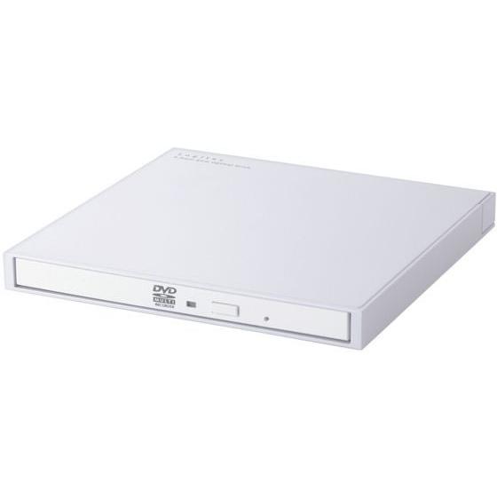 ロジテック 外付DVDドライブ 書込再生 ホワイト LDR-PXA8CU2LWH ディスクドライブ ...