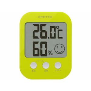 ドリテック/デジタル温湿度計 グリーン/O-230GN