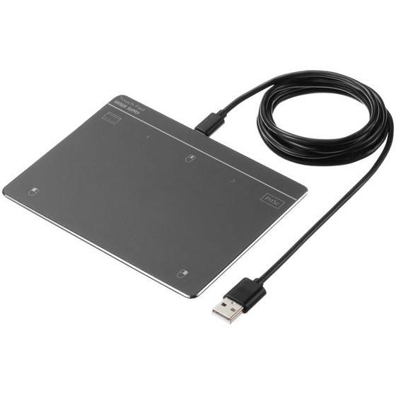 【お取り寄せ】サンワサプライ 有線タッチパッド 6インチ MA-PY521GM