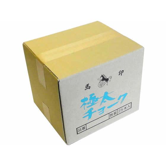 馬印 極太チョーク 白 25本 C901 チョーク 黒板 ＰＯＰ 掲示