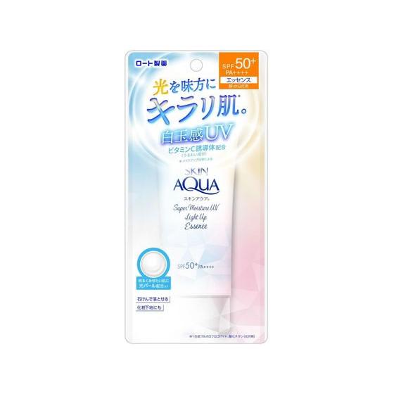 ロート製薬 スキンアクア スーパーモイスチャーUVライトアップエッセンス70g ＵＶカット 日やけ止...