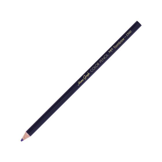 【お取り寄せ】トンボ鉛筆 色鉛筆 1500単色 紫 12本 1500-18
