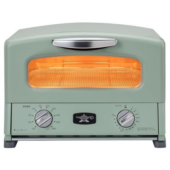 アラジン グラファイトグリル&amp;トースター グリーン AGTG13BG オーブントースター トースター...
