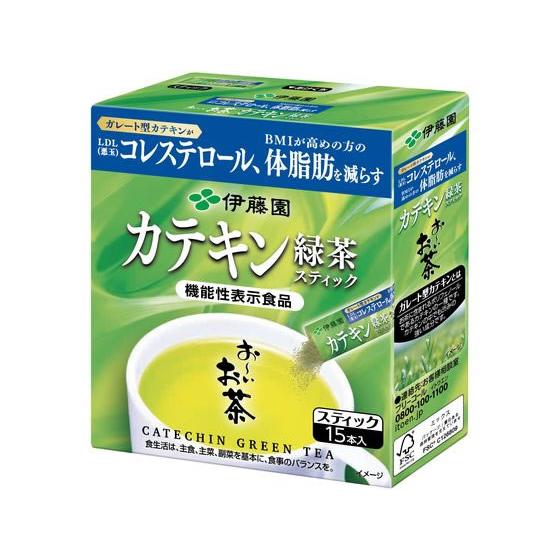 伊藤園 機能性表示食品 お~いお茶カテキン緑茶ステック15本 粉末 スティック 緑茶 お茶 飲料