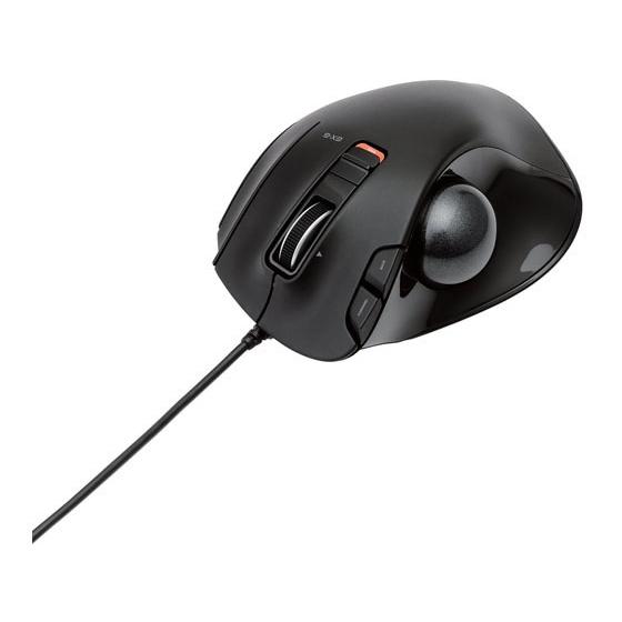 【お取り寄せ】エレコム 有線トラックボールマウス 親指 6ボタン ブラック M-XT3URBK マウ...