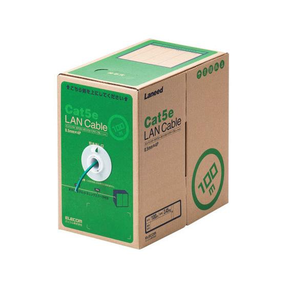 【お取り寄せ】エレコム LANケーブル Cat5e 単線100m グリーン LD-CT2 DG100...