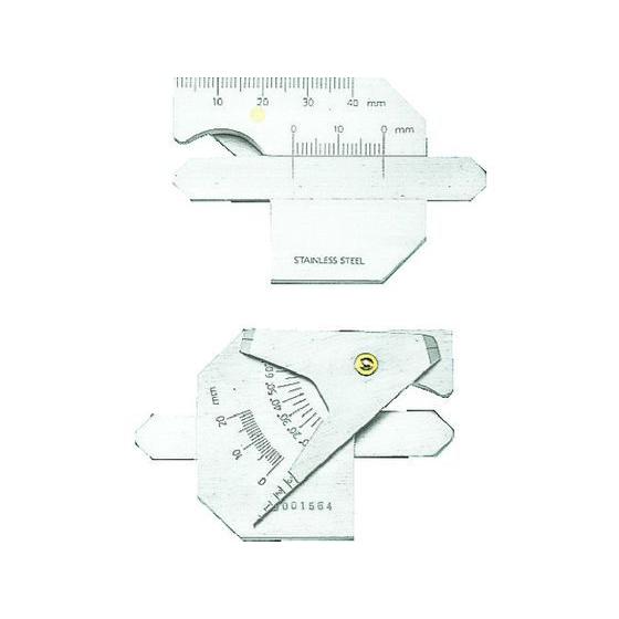 【お取り寄せ】TRUSCO 溶接ゲージ 寸法測定精度±0.4 TWG-1 溶接測定器 溶接 潤滑 接...