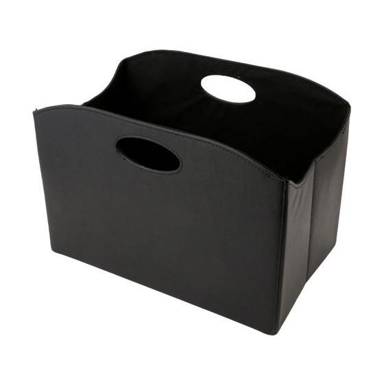 スマイル 折りたたみ収納バスケット ブラック 749201 収納家具 インテリア 収納