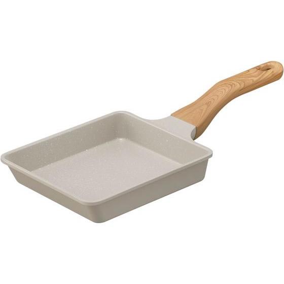 アイリスオーヤマ ナチュかるフライパン IHガス火対応 エッグパン Gモカ フライパン 炒め鍋 鍋 ...